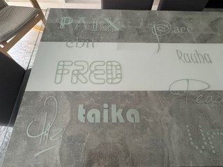 Cristal para mesa 140x80cm