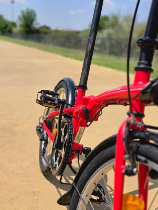 Bici Plegable B'Twin Tilt 120 Roja
