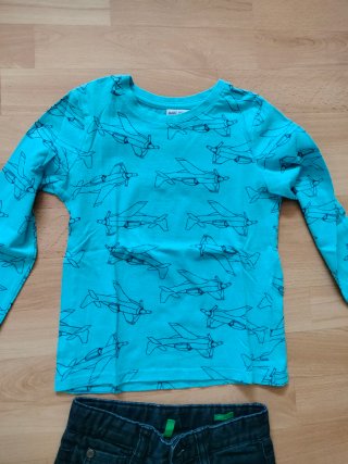 Conjunto Vaquero y Camiseta Talla 5/6 (116cm)