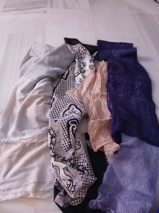 Lote 4 Sciarpe/Pashmina