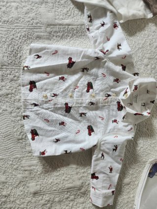 Lote Ropa Navidad Bebé: Camisa y Body