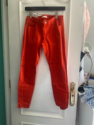 Pantalón Vaquero Naranja