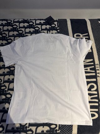 Camiseta Prada Blanca con Bolsillo