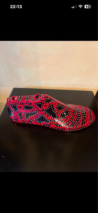 Hormas de madera pintadas a mano