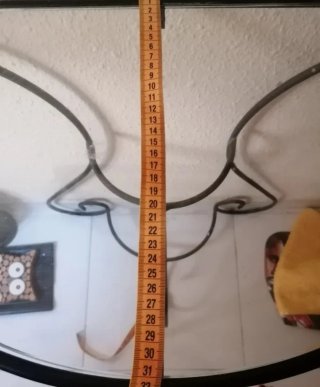 Recibidor Forja Negro Mesa + Espejo Rebajado