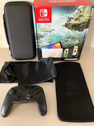 Switch OLED Zelda + Mando Pro + 256GB