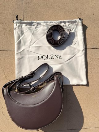 Bolso Polène Número 10 Marrón