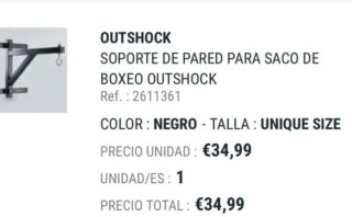 Saco de boxeo OUTSHOCK con soporte