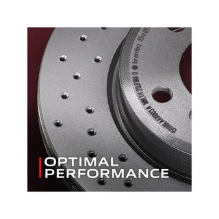 Brembo 08.A202.1X discos de freno calidad