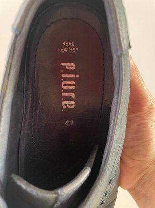 Zapatos Oxford/Derby Piel Azul Marino P.i.U.R.E.41