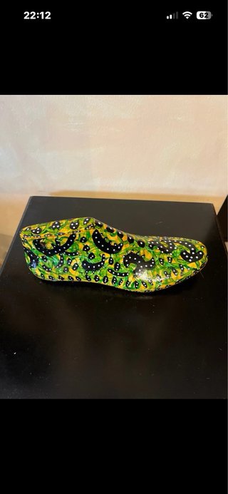 Hormas de madera pintadas a mano