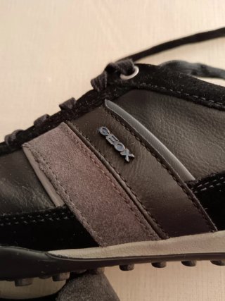 Zapatos Geox Hombre Talla 41 Negros/Grises