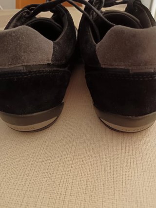 Zapatos Geox Hombre Talla 41 Negros/Grises