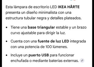 Flexo de escritorio metal y plástico