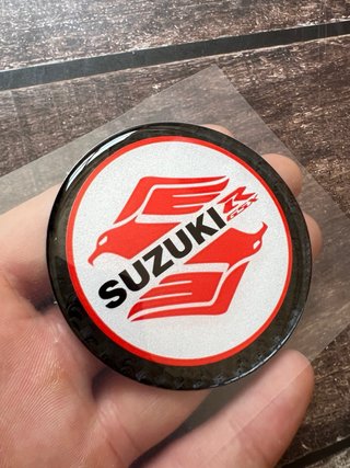 EMBLEMA PEGATINA GEL 3D SUZUKI GSX-R MOTO CARENADO