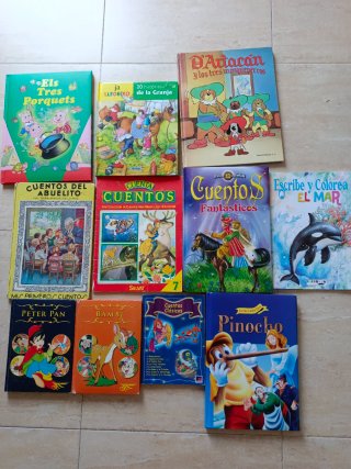 Lote de libros infantiles y cuentos