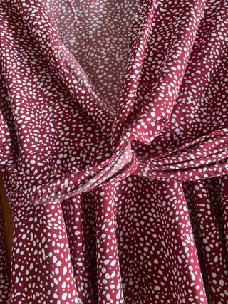 Blusa estampada manga larga