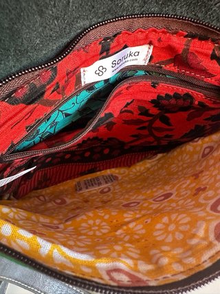 Bolso de piel Soruka verde