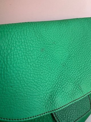 Bolso de piel Soruka verde