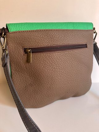 Bolso de piel Soruka verde