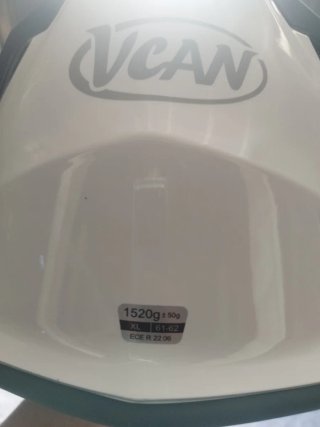 Casco Integral Talla XL Blanco