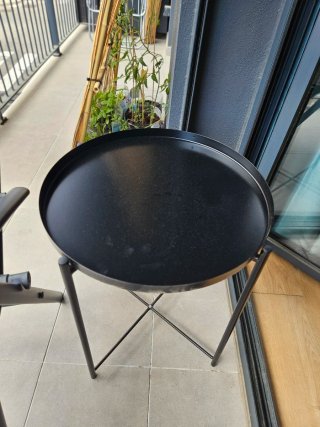Conjunto Terraza: Sillas x 2 y Mesita Negra