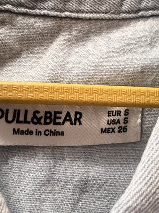 Camisa vaquera sin mangas talla S