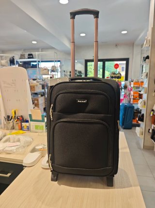 Set 3 Trolley Valigie Nere