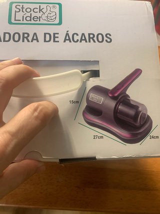 Aspiradora de Ácaros Stock Líder SL102 en su caja