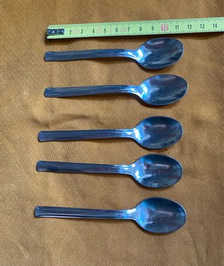 Juego 5 Cucharitas de café pequeñas (vintage)
