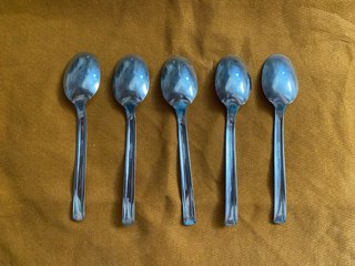 Juego 5 Cucharitas de café pequeñas (vintage)