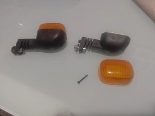 Intermitentes moto ámbar (2 unidades)