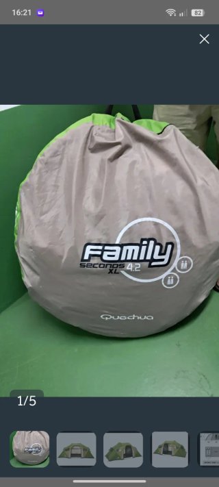Tienda de campaña Quechua Family 4.2 XL