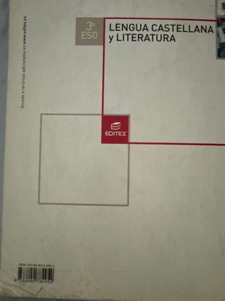 Lengua castellana y literatura 3ro