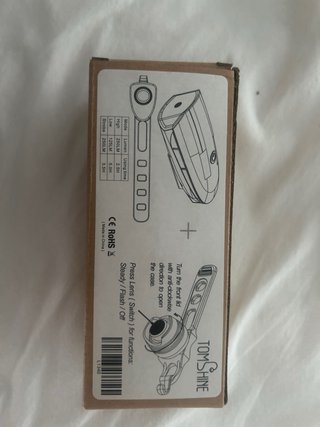 Juego Luces Bicicleta USB y Bocina