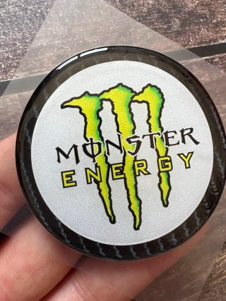EMBLEMA PEGATINA GEL 3D MONSTER ENERGY LOGO MOTO