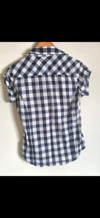 Camisa cuadros azul y blanco Inside
