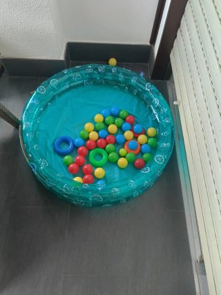Piscina de bolas inflable