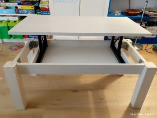 Mesa de centro elevable