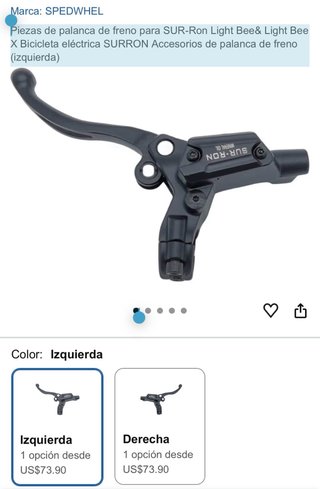 Maneta Iz Freno Hidráulico bicicleta eléctrica
