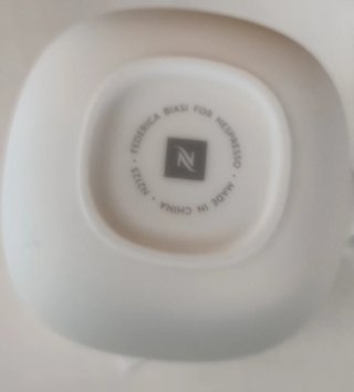 Set 2 Tazze Nespresso Lume Porcellana Bianca