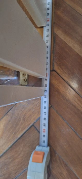 Barrera de seguridad para escaleras blanca