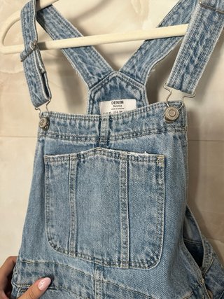 Peto vaquero corto Bershka Talla XS
