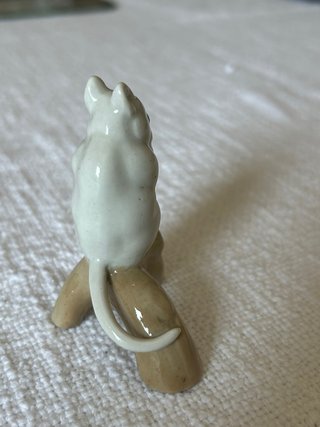 Ratoncito cerámica estilo Lladro