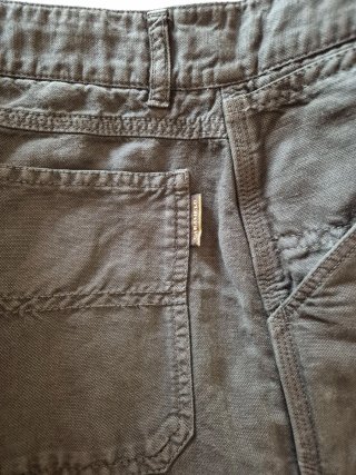 Pantalón Lino/Algodón Marrón