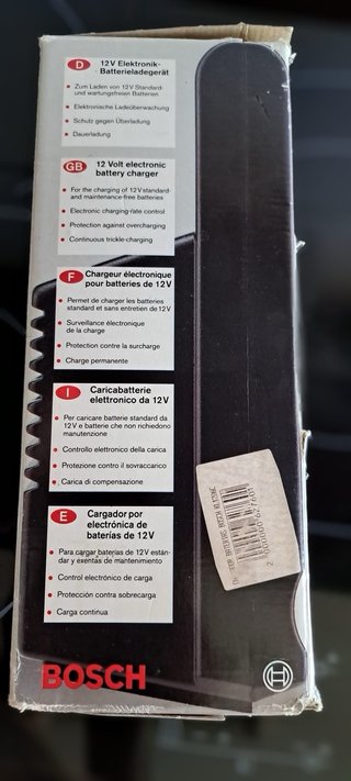 Cargador Baterías Bosch KL 1206 E