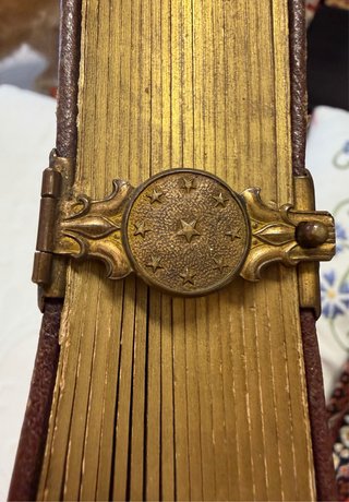 Antico album fotografie 17 ritratti fine 800
