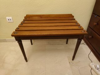 Banco de madera para pie de cama