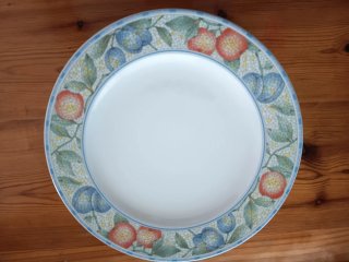 10 Platos de Presentación Porcelana 2 und de cada