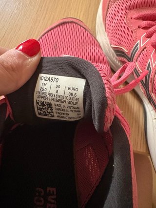 Zapatillas Asics Fucsia Mujer